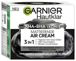 Garnier Hautklar AHA + BHA Mattierende Air Cream 3in1 Gesichtscreme 50ml