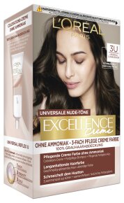 L'Oréal Paris Excellence Creme Universale Nude-Töne 3U Dunkelbraun Coloration 1Stk