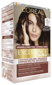 L'Oréal Paris Excellence Creme Universale Nude-Töne 4U Mittelbraun Coloration 1Stk