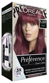 L'Oréal Paris Préférence Vivid Colors 5.260 Violet Coloration 1Stk