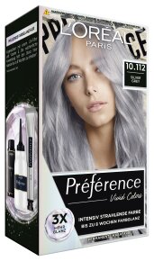 L'Oréal Paris Préférence Vivid Colors 10.112 Silver Grey Coloration 1Stk