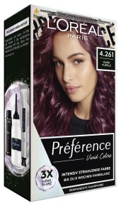 L'Oréal Paris Préférence Vivid Colors 4.261 Dark Purple Coloration 1Stk