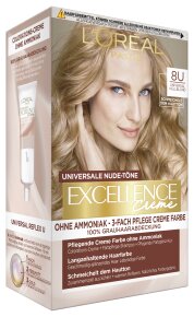 L'Oréal Paris Excellence Creme Universale Nude-Töne 8U Hellblond Coloration 1Stk