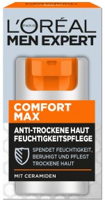 L'Oréal Men Expert Comfort Max Anti-Trockene Haut Feuchtigkeitspflege Gesichtsgel-Creme 50ml