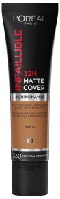 L'Oréal Paris Infaillible 32H Matte Cover 330 Neutral Undertone Foundation (flüssig) 30ml