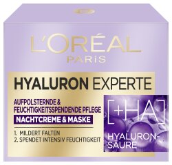 L'Oréal Paris Hyaluron Experte Aufpolsternde & Feuchtigkeitsspendende Nachtcreme & Maske Nachtcreme 50ml