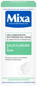 Mixa Anti-Unreinheiten Mattierende Gel-Creme Gesichtscreme 50ml