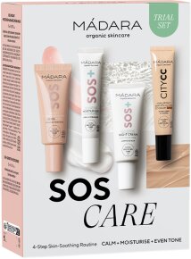 Mádara SOS Care 4-Step Skin-Soothing Routine Set: LIGHT