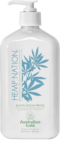 0054402412015 - Hemp Nation Aloe & Ocean Water Tan Extender 535 ml