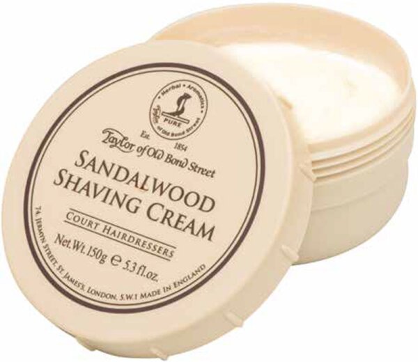 Taylor of Old Bond Street Sandalwood Shaving Cream 150 g