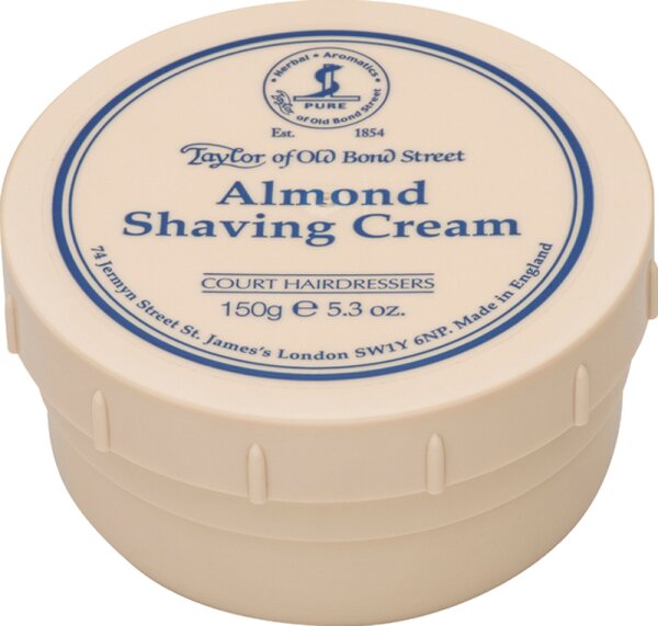 Taylor of Old Bond Street Shaving Almond Cream