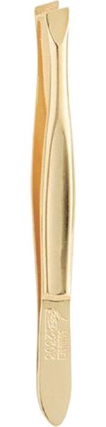 Erbe Selection vergoldet schräg 8 cm, Pinzette
