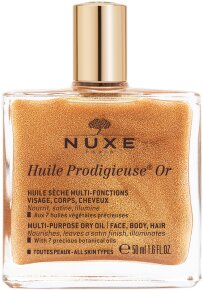 Nuxe Huile Prodigieuse® OR Multifunktions-Trockenöl mit Schimmer-Effekt für Gesicht, Körper und Haar 50 ml