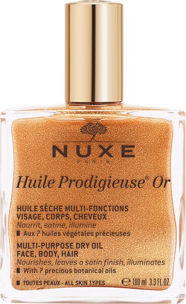 Nuxe Huile Prodigieuse&reg; OR Multifunktions-Trocken&ouml;l mit Schimmer-Effekt f&uuml;r Gesicht, K&ouml;rper und Haar 