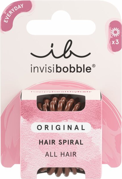 4063528058799 - invisibobble - Original - 3 Haargummi-Spiralen - Pretzel Brown