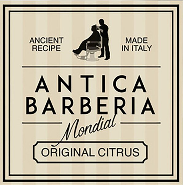 Mondial Antica Barberia Kunststoffbox Menthol in Shaving 125 Cream ml