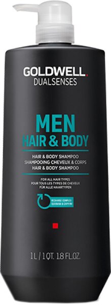 4021609026556 - Dualsenses Mens Hair & Body Shampoo 1000ml