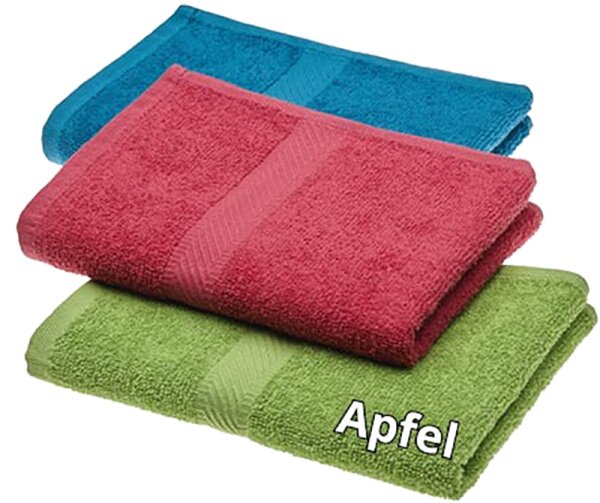 4025341507847 - Handtuch Economy 30 x 90 cm Apfel 1 Stk