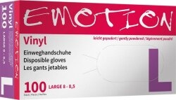 Efalock Vinyl-Handschuhe gepudert Emotion L