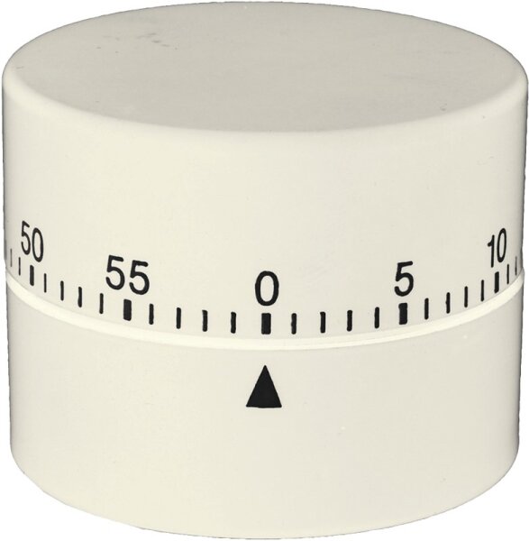 Efalock Timer ROUND mechanisch weiss