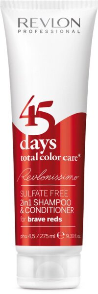 8432225091518 - Professional Haarpflege Revlonissimo 45 Days Shampoo & Conditioner Brave Reds 275 ml