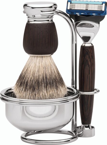 Erbe Shaving Shop Premium mit Seifenscha MILANO Design Rasiergarnitur